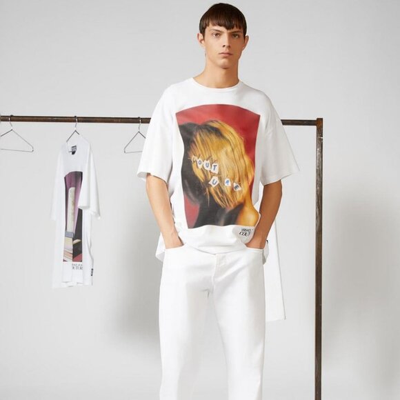 Versace Jeans Couture Printed Oversize T-shirt - Picture 4 of 11